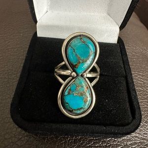 Torquoise SS .925 ring Size 9